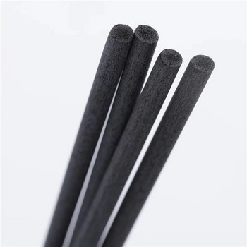 500 τμχ 22cmx3mm Μαύρες ίνες Rattan Sticks Ανταλλακτικό Ανταλλακτικό Reed Diffuser Sticks για διακόσμηση σπιτιού