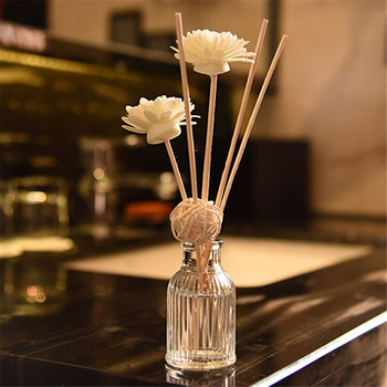 Reed Oil Diffusers with Natural Sticks Γυάλινο μπουκάλι και αρωματικό λάδι 50ML Reed Diffuser Sets Aroma Diffusion Lasting and Fragrant