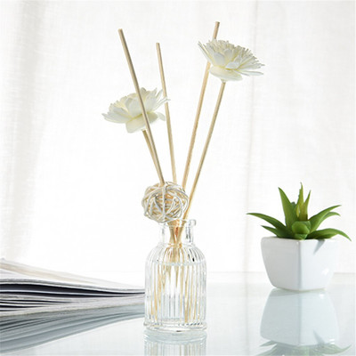 Reed Oil Diffusers with Natural Sticks Γυάλινο μπουκάλι και αρωματικό λάδι 50ML Reed Diffuser Sets Aroma Diffusion Lasting and Fragrant