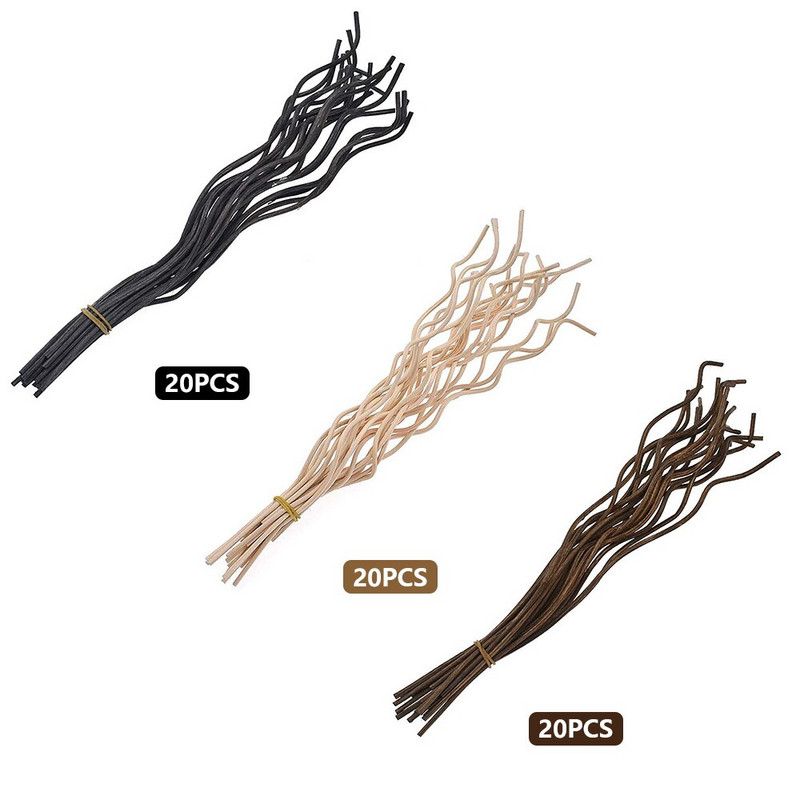 20db Rattan Reed illatdiffúzor csererudak aromadiffúzorhoz légfrissítő szoba parfüm diffúzor lakberendezés