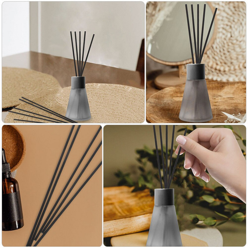 Дифузьор Стикове Oil Reed Essential Aroma Scent Refill Стаен Air Reeds Комплект за баня Освежител Дозатор Аромат Натурален