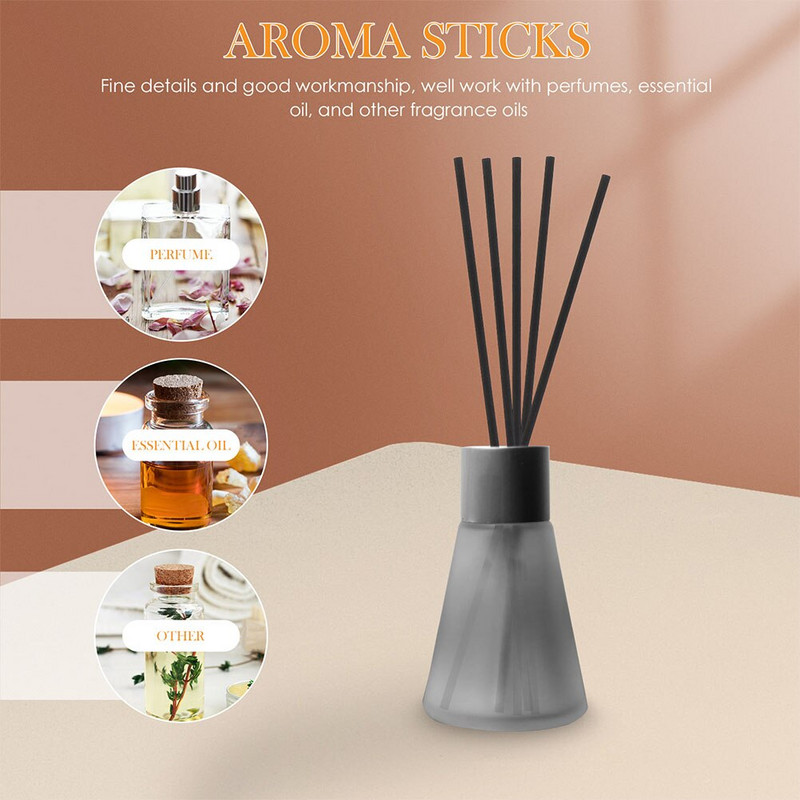 Дифузьор Стикове Oil Reed Essential Aroma Scent Refill Стаен Air Reeds Комплект за баня Освежител Дозатор Аромат Натурален