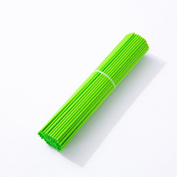 200 τμχ Πράσινο ραβδί Rattan Fiber for Reed Diffuser Essential Oil Freshener Air Aromatherapy Diffuser Sticks for Home Fragrance