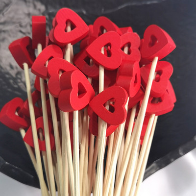 50 vnt. baltos/rožinės/raudonos širdies formos rotango lazdelės namų kvapui "Reed" difuzorius Aromaterapinis nendrių lazdelės "pasidaryk pats" namų dekoravimui