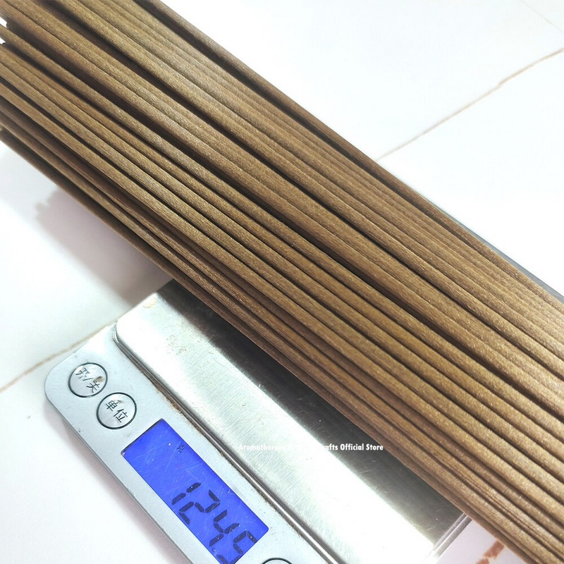 Felmentés!!! 175db 35cmx3mm barna szálas rattan reed diffúzor pálcikák csereszálas illóolaj utántöltő pálcikák