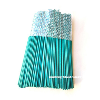 300 τμχ 22cmx3mm Σκούρα Πράσινη Fiber Rattan Reed Diffuser Sticks Home Αρώματα Αντικατάστασης Fiber Essential Oil Refill Sticks