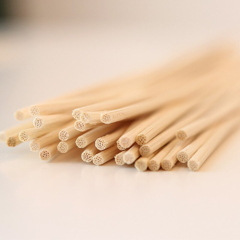 100db 25cmx3mm Reed diffúzor cserepálcika barkács kézzel készített otthoni dekoráció extra vastag rattan nádolaj diffúzor utántöltő pálcikák