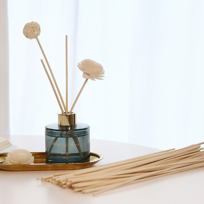 100db 25cmx3mm Reed diffúzor cserepálcika barkács kézzel készített otthoni dekoráció extra vastag rattan nádolaj diffúzor utántöltő pálcikák