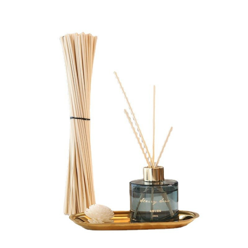 100db 25cmx3mm Reed diffúzor cserepálcika barkács kézzel készített otthoni dekoráció extra vastag rattan nádolaj diffúzor utántöltő pálcikák
