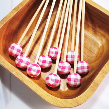 50 τμχ/παρτίδα Ροζ δικτυωτό Ξύλινη μπάλα Rattan Sticks Home Diffuser Fragrance Aromatherapy Fiber Rattan Reed Sticks DIY Διακόσμηση σπιτιού