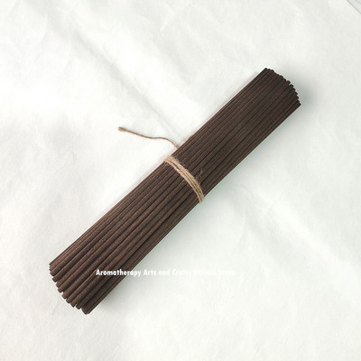 50τμχ 25cmx4mm Καφέ Fiber Sticks Reed Diffuser Volatile Rod for Home Fragrance Essential Oil Διακόσμηση σπιτιού