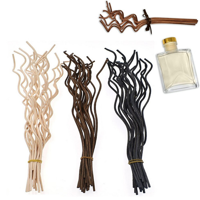 XIAOMI 20 vnt banguotas rotango nendrių kvapų difuzorius, pakeičiamas užpildymo lazdelės oro gaiviklis kambario kvepalų rotango difuzorius