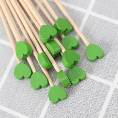 50 vnt Pink Flamingo Rattan Sticks Raudona / Mėlyna / Žalia Širdelės formos Namų kvapas Nendrių difuzorius Reed Sticks Eterinio aliejaus papildymo lazdelė