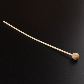 D4mm L21cm пръчици от естествен ратан с резба Дървена топка за тръстиков дифузер Направи си сам пълнене с етерично масло за домашни аромати тръстикови пръчици