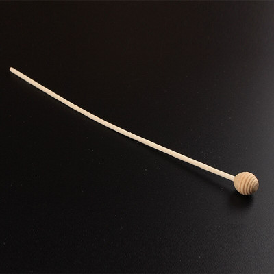 D4mm L21cm Bețișoare de ratan natural cu fir Minge de lemn pentru difuzor de stuf DIY Parfum de casă Ulei esențial de reumplere Bețe de stuf