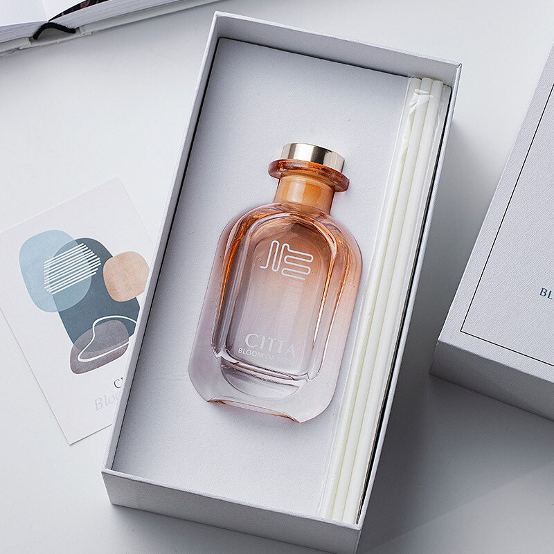 1 buc Bloom of Scentc 180 ml Difuzor de stuf Seturi de difuzor de ulei de aromă Sticle de sticlă Uleiuri esențiale Bastoane de difuzor Purificator de aer