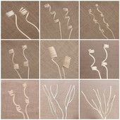 50 τμχ Aromatherapy Diffuser Sticks Wavy Rattan Reed Fragrance Diffuser Replacement Refill Sticks Refill Sticks Refill Refill Sticks