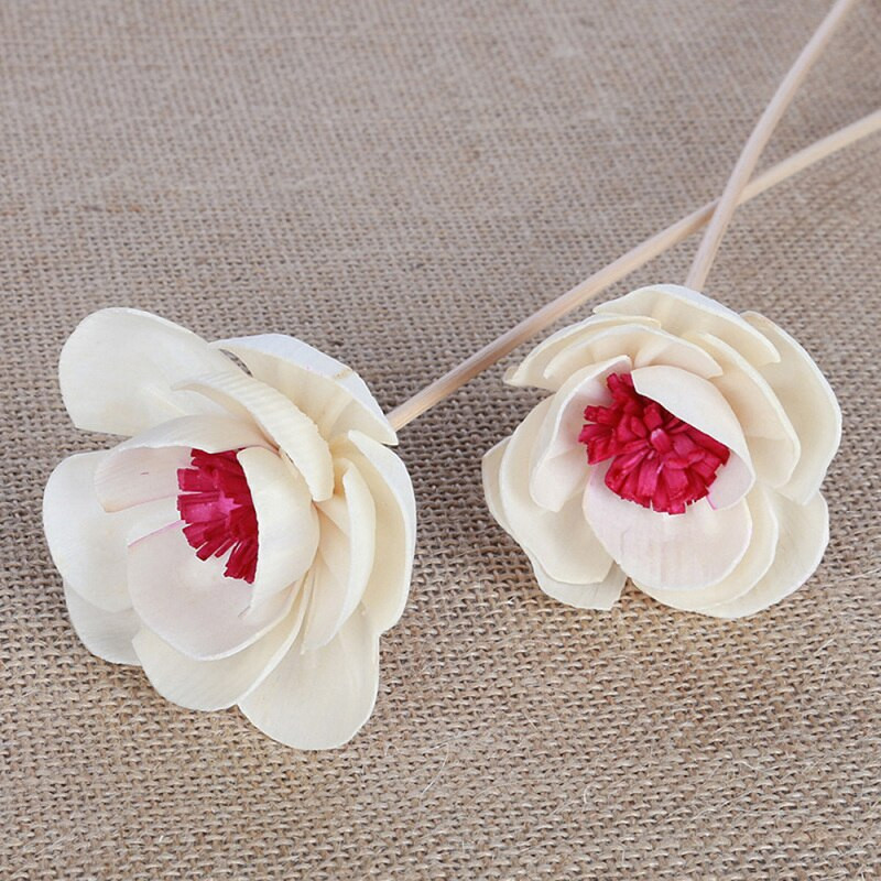 3 DB Cseresznyevirágok festése Tűzmentes aromaterápiás Rattan Reed diffúzor rudak Barkácsolás Otthoni nappali dekoráció