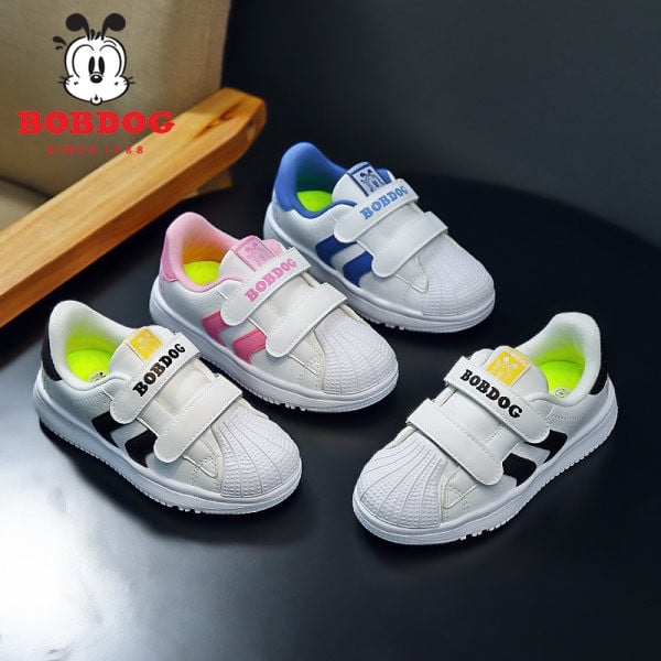 Dječje kožne tenisice za djevojčice sa čičak zakrpama