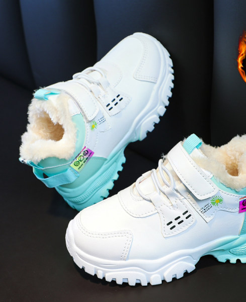 Visoke tenisice za djevojčice s toplom postavom