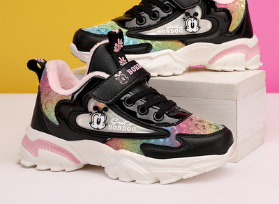 Öko bőrből készült gyerekcipő lányoknak