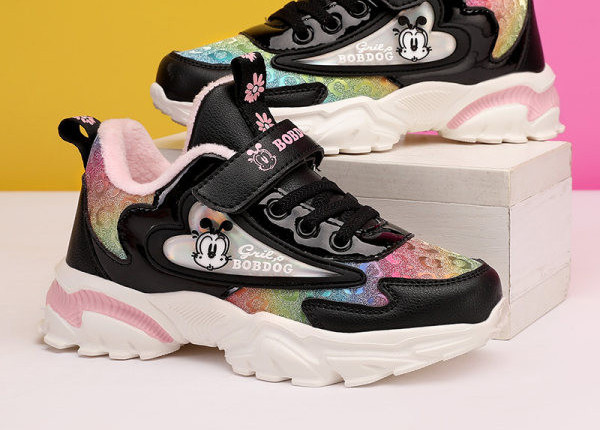 Öko bőrből készült gyerekcipő lányoknak