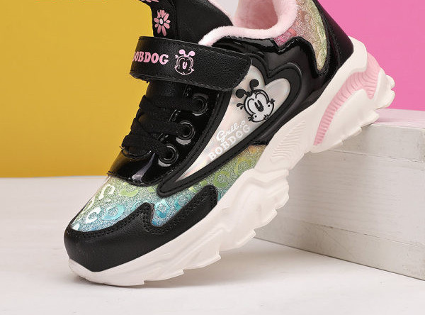 Öko bőrből készült gyerekcipő lányoknak