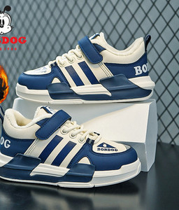 Dječje zimske tenisice za dječake s toplom postavom i čičak zakrpama