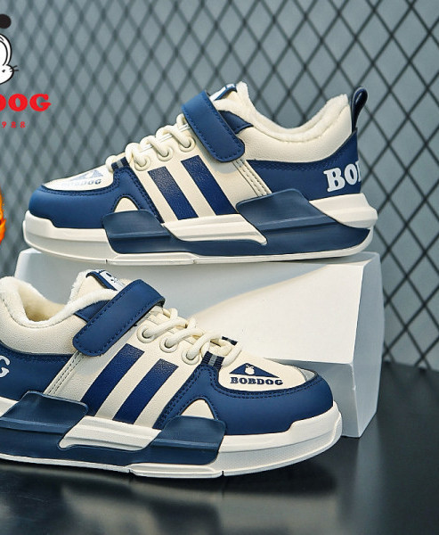 Dječje zimske tenisice za dječake s toplom postavom i čičak zakrpama