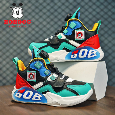 Visoke tenisice za dječake s vezicama i čičak zakrpama