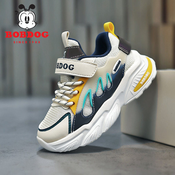 Dječje tenisice za dječake od mrežaste tkanine s vezicama i čičak zakrpama