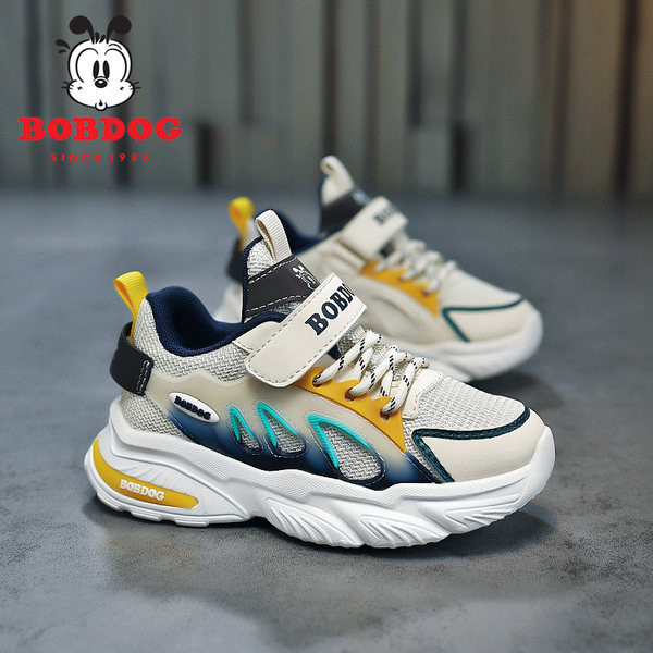 Dječje tenisice za dječake od mrežaste tkanine s vezicama i čičak zakrpama