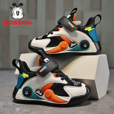 Sportiniai sportbačiai berniukams iš eko odos su velcro lopais