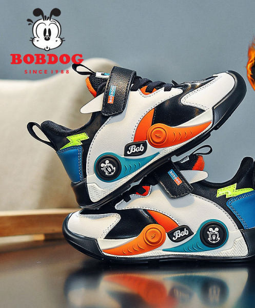 Sportiniai sportbačiai berniukams iš eko odos su velcro lopais