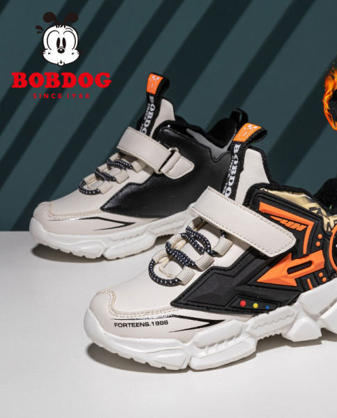 Dječje tenisice za dječake s čičak zakrpama i toplom postavom