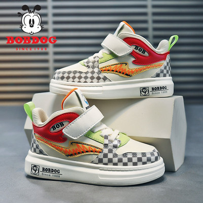 Tenisi înalți pentru copii din piele ecologică pentru băieți