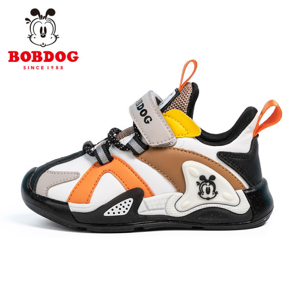 Tenisi copii din piele ecologica cu inchidere cu velcro