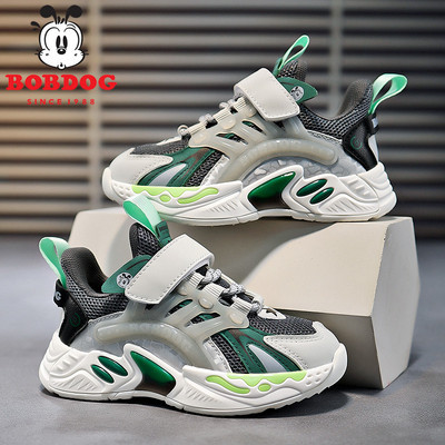 Adidași sport pentru copii cu petice velcro și șireturi pentru băieți