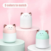 Naujas Humidificador Mini oro drėkintuvas Aroma eterinių aliejų difuzorius nešiojamas drėkintuvas, skirtas namų automobiliui USB su LED naktine lempa