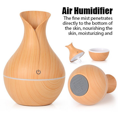 130ml Luxury Intelligent Humidifier For Home Fragrance Oil USB Aroma Diffuser Mist Maker Quiet Diffuser Machine for Home Car