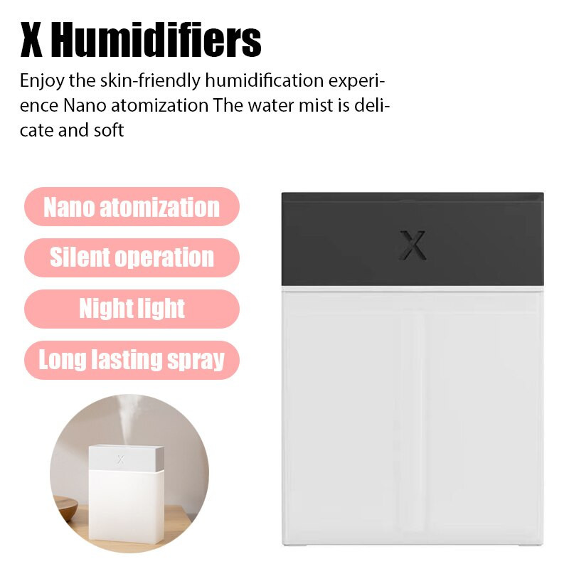 2022 m. naujas mini oro drėkintuvas Aroma eterinių aliejų difuzorius nešiojamas drėkintuvas, skirtas namų automobiliui USB su LED naktine lempa