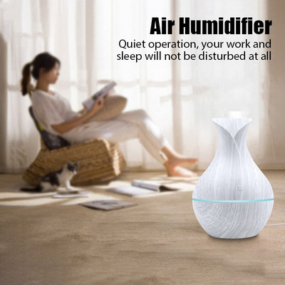 130 ml-es luxus intelligens párásító otthoni illatolajhoz USB aromadiffúzor ködkészítő csendes diffúzor otthoni autóhoz