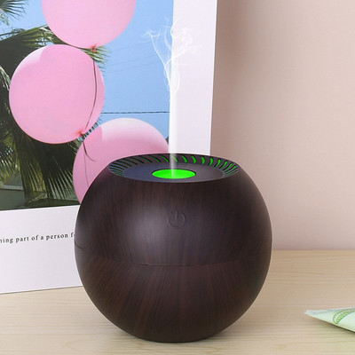 Mini légpárásító ultrahangos USB aromadiffúzor faszemcsés LED éjszakai fény elektromos illóolaj diffúzor aromaterápia főoldal