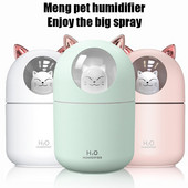 Mini umidificator de aer cu purificator de lumină de noapte colorată pentru mașină, USB, difuzor de uleiuri esențiale de aromă, generator de ceață cu ultrasunete, mașină acasă