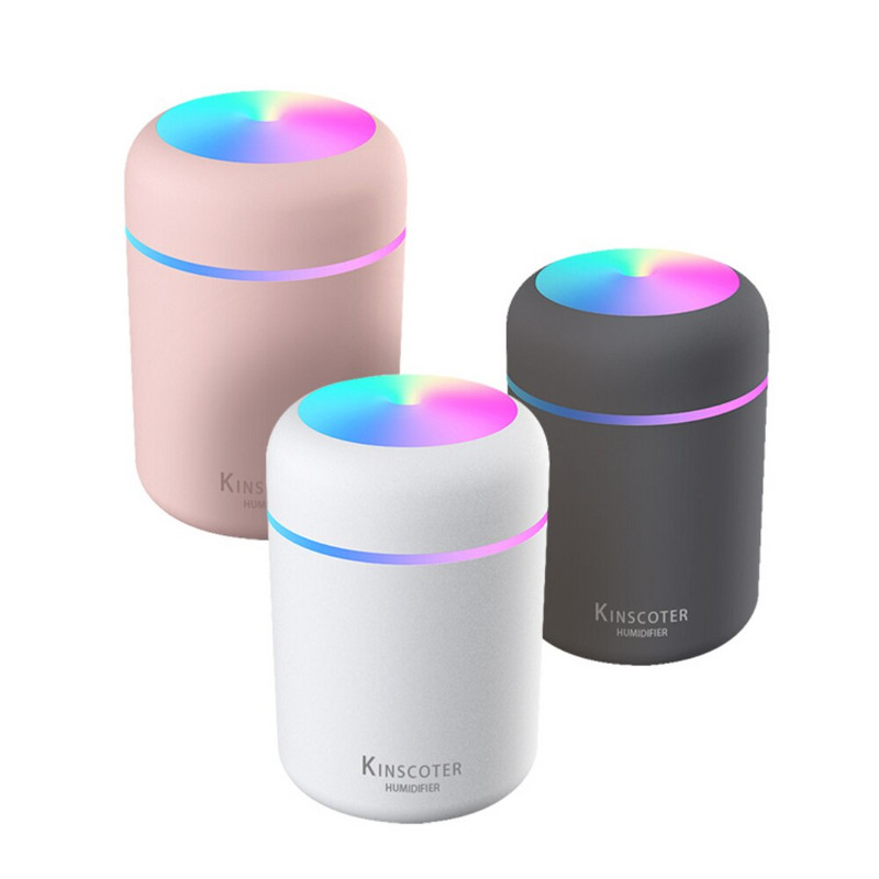 300ml Mini Room Pihusti Armas Led Light Ultraheli USB Kodu Õhuniisutaja Lõhna Hajuti Toa Parfüüm