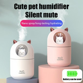 Új aranyos kisállat párásító USB mini autós légtisztító kis otthoni hidratáló kreatív párásító aroma diffúzor ajándék nőnek