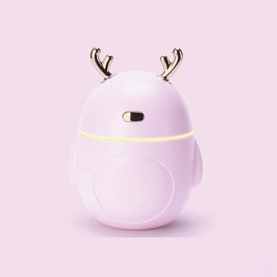 3 az 1-ben Mini aranyos párásító 220 ml USB Creative Air Aroma Diffúzor Illóolaj Diffúzor Otthoni Hálószoba Autó Cool Mist Permetező