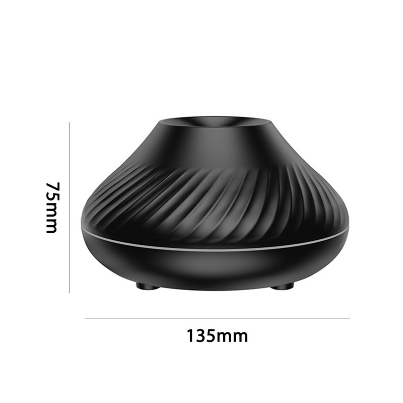 Led Night Lights Mist Maker Zajcsökkentő 130 ml Illóolaj Diffúzor USB Csendes Illóolajos Aromaterápia Hálószobairodához