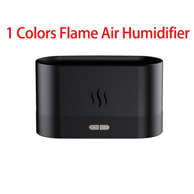2022 ÚJ 3 színű Aroma diffúzor légpárásító ultrahangos Cool Mist Maker Fogger Led illóolajos lánglámpa diffúzor otthonra