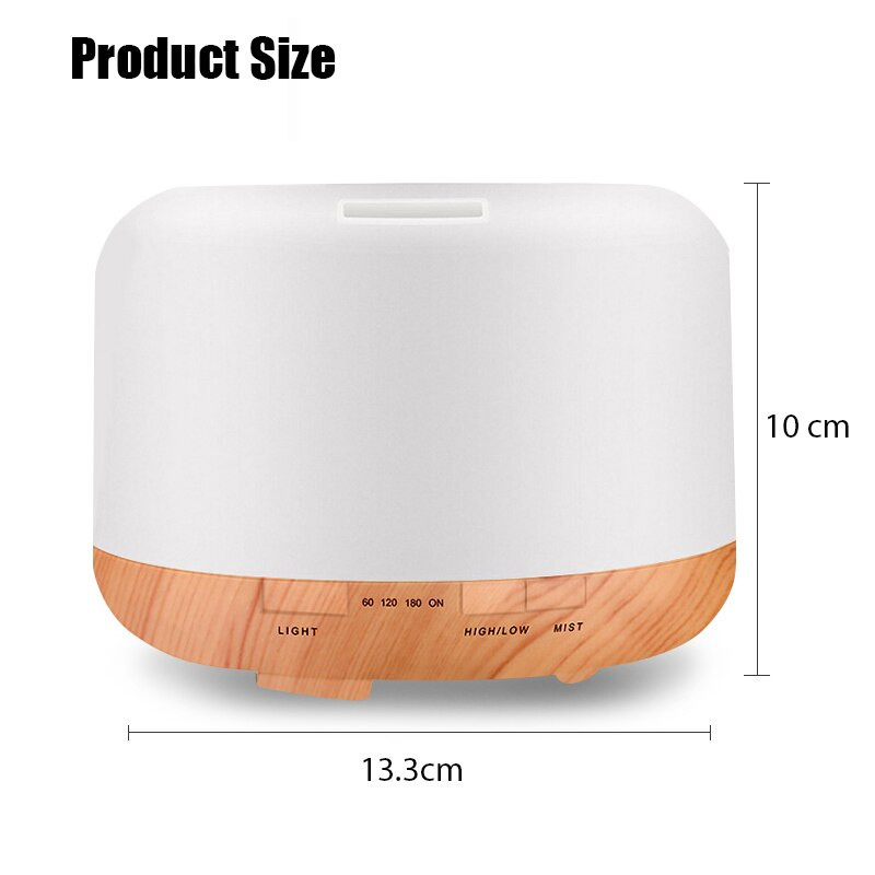 Elektrinis oro drėkintuvas 300ml LED eterinių aliejų difuzorius Ultragarsinis Cool Mist Maker Fogger USB Home Cool Mist Purkštukas